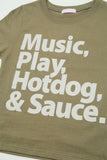 Hotdog printing regular tee