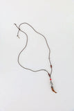 Ethnic horn necklace