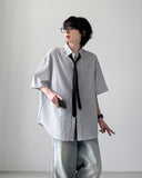 Ilia Check Half Shirt