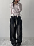 Warmer Stripe Hood Neck T-Shirt