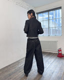 NON-FADE ONE-TUCK BALLOON JEANS