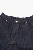Rixen raw denim bermuda pants