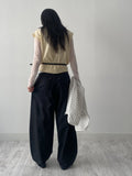 Maple Button Sleeveless Knit