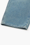 Light tin washed denim