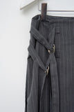 (W) Tap Striped Skirt