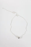 Long drop ball necklace