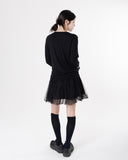 BLOCK LONG SLEEVE TOP