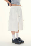 Easy sweat cargo bermuda pants