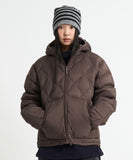 Hound quilting duck down hood padding jumper
