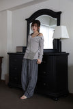 Oat Slim Deep U-Neck Knit
