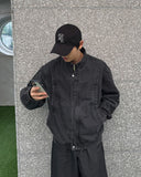 Washed detail denim jacket