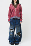 Junk Camo Destroyed Denim