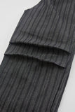 Reto stripe pintuck pants