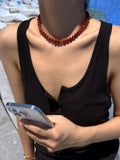 Burning Berry Carnelian Necklace
