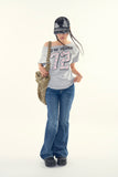 Checkerboard New York printing t-shirt