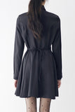 Mien Shirt Collar One Piece