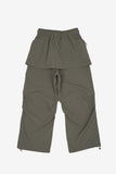 Forest skirt layered pants