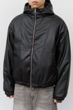 Ball Leather Hooded Jumper