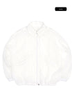 Shine silhouette see-through jumper