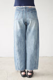 Modi cut wide denim pants