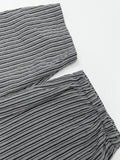 Sheer Stripe Jogger Pants