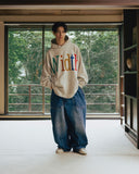 Fatigue Denim Balloon Pants