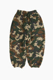 Camo boucle fleece pants