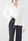 Tean Collar Shirring Blouse