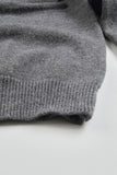 Overfit wool round knit