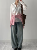 Gente Two Pocket See-Through Blouse