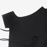 Belle Unbalance Strap T-Shirt