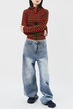 (W) Moor Striped Hooded Jacket