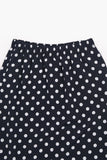 Bubble dot frill skirt