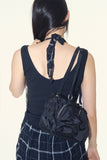 Ranova sheer check halter top