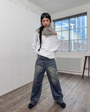 CINCH BACK CURVED JEANS
