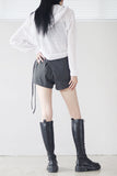 Ohi Layered Wrap Skirt Pants