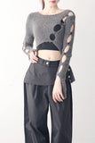 Smith's Unbalanced Slit Knit
