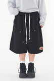Pain patch bermuda pants