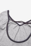 Calvia number crop tee
