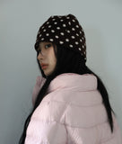 Dot Fleece Beanie