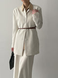 Pin tuck round half jacket