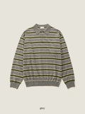 Autumn Striped Collar Knit