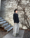 Pigment Stripe Collar Long Sleeve