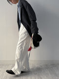 [unisex] Eyelet Cotton Wide Pants