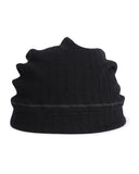 LEATHER STRING SHIRRING BEANIE
