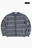Brush stripe cardigan