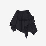 Flory Unbalanced Lace Skirt