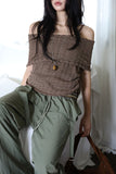 Marble Stone Long Necklace