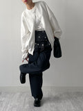 Reverse Slit Over Fit Sweatshirt