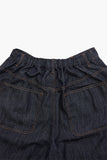 Rixen raw denim bermuda pants